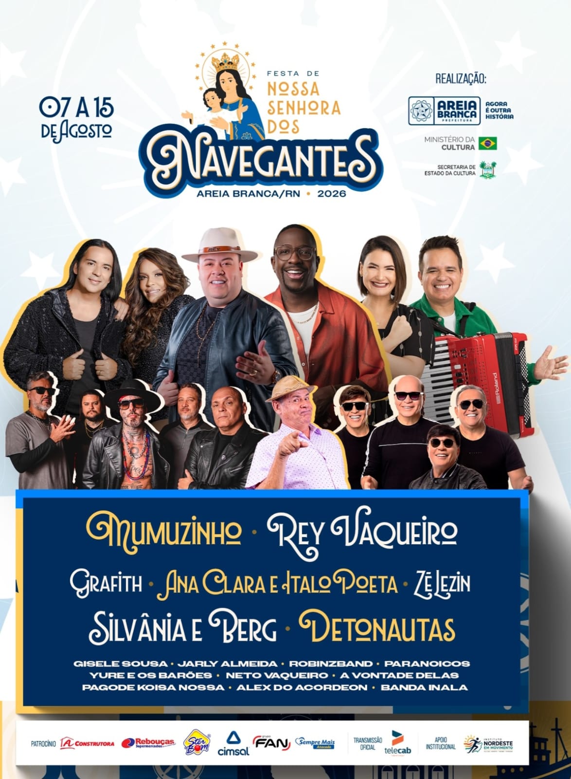 Festa de Nossa Senhora dos Navegantes - Areia Branca RN 2026